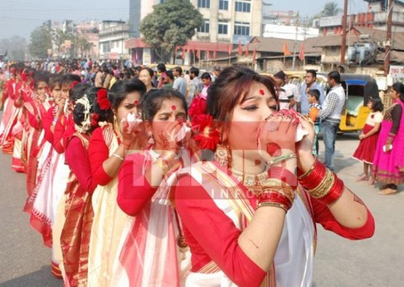 Colourful procession in Tripura on Netaji's birth anniversary 